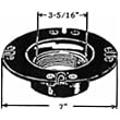 United States Hdwe. P-111C Closet Flange