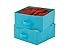 Honey-Can-Do 2-Pack Non-Woven Storage Drawers with Handles, Ocean Blue