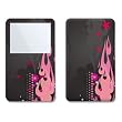 Rockstar Pinky Design Skin Decal Sticker for Apple iPod video 30GB/ 60GB/ 80GB Player