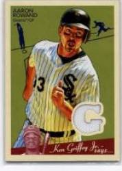 2008 Upper DeckGoudey Memorabilia #AR Aaron Rowand - San Francisco Giants (Piece of authentic game-used Jersey) (Baseball Cards)