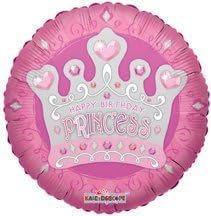 18 Inch Princess Tiara Balloon by ConverUSA