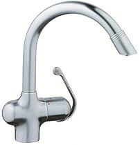Hot Sale GROHE Ladylux Cafe Single-Handle Kitchen Faucet with Pull-Out Sprayhead, Real Stainless Steel #33765SD0