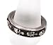 Goth Skulls Silver Tone Pewter Ring Band