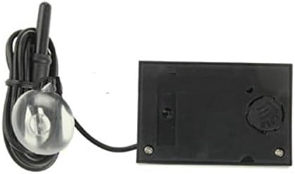 Indoor and Outdoor LCD Dual-Way Digital Thermometer with Clock ~