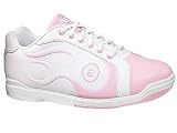 Pink Flame Bowling Shoe