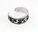 Sterling Silver Antiqued Moon Star Ear Cuff Huggie