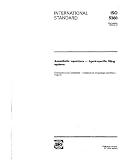 ISO 5360:1993, Anaesthetic vaporizers -- Agent-specific filling systems