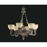 Quorum 8020-6-76 RosettaChandelier Silver,Painted