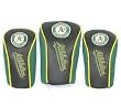 Oakland Athletics Mesh Golf Barrel Head Cover Set - Baseball Sports Merchandise