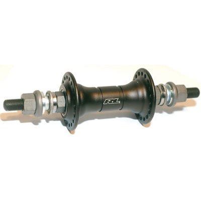 Redline Device Front Hub 3/8 2006+ 36H 3/8 Solid Chromo Black
