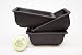 PLASTIC BONSAI POTS 12.5 X 9 X 5 Cm PACK of 3