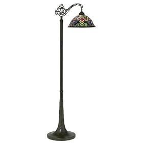 Tiffany Art Glass Floor Lamp