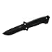 LMF II Infantry, Black Handle & Blade, ComboEdge, Nylon Sh.