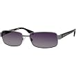 Hugo Boss 0321/S Men's Polarized Rectangular Full Rim Sports Sunglasses - Dark Ruthenium Black/Gray Sh