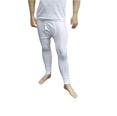 Mens outdoor sports building trade white thermal long johns. brushed inside =...