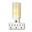 AmerTac 71044 - Faceted Night Light with 3 Power Outlets
