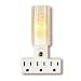 AmerTac 71044 - Faceted Night Light with 3 Power Outlets
