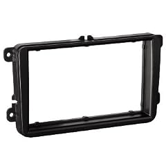 Autoradio Radio-Blende Einbaurahmen Abdeckblende VW Golf 5 und Touran Seat Skoda Doppel DIN 2-DIN