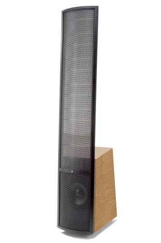 MartinLogan Vista High-Performance Electrostatic Speaker (Single, Natural Cherry/Black Aluminum)