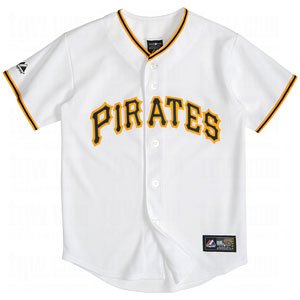 MLB Men's Pittsburgh Pirates Home Jersey,White,X-Large