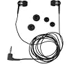 Lightweight Noise Isolating Earbuds - Black