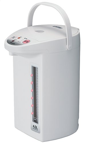 ピーコック 電動給湯ポット(カルキとばし) 4.0L ホワイト WMH-40-W