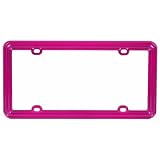 Buy Car Plastic License Plate Frame - Hot Pink