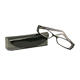 UB Fashion Stripe Reading Glasses with Vinyl Striped Case