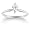 10k White Gold Marquise Solitaire Diamond Engagement Ring (1/3 ct, J-K Color, I2-I3 Clarity), Size 7