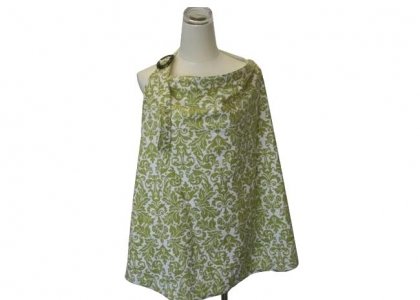Itzy Ritzy Nurser Nursing Avocado Damask