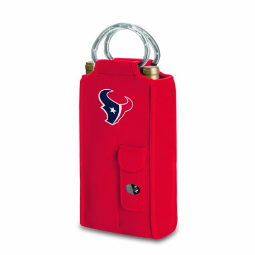 NFL Houston Texans Metro Brunello Insulated Neoprene Two-Bottle Wine Tote with Corkscrew