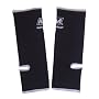 Muay Thai Standard Ankle Supports - Black with White Trim