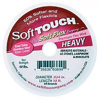 Soft Touch 49 strand Beading Wire .024 Inch 30 