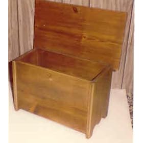 Functional Wooden Furniture - Small Chest - 9-1 4 x 17-3 4 - 13 High by Charlie's Shop