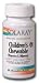 Children's Chewable Vitamins & Minerals ( Natural black cherry flavor Wafer ) 60 Tablets Solaray