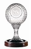 MASTER COLLECTION GOLF BALL TROPHY - MASTER COLLECTION 24% CRYSTAL GOLF BALL TROPHY