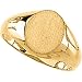 10K Yellow Gold Signet Ring