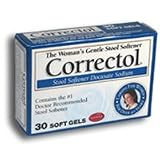 Correctol Ducosate Sodium Softgel Capsules, Stool Softener Laxative - 30 Ea