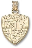 Baltimore Ravens Shield Logo 5/8 Charm/Pendant