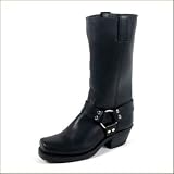  : FRYE Women's Harness 12R Boot,Black,6 M