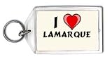 I Love Lamarque Keychain