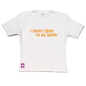 DribbleFactory I Didn't Ask to be Born White T-Shirt (12 Months)