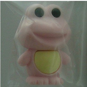 Pink Frog Eraser