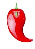 Chilli-shaped optical mouse.