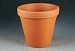 Ton Blumentopf 22 cm Natur
