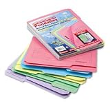 Pendaflex 45270 Pendaflex Printed Notes Folders W/Fastnr, 1/3 Cut, Top Tab, Ltr, Assort, 30/Pk