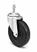 Tools & Hardware : ER Wagner Light Duty Stem Swivel Caster 4 Inch Soft Rubber Wheel 115 lbs Load Capacity