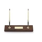 Cross Ball Point Pen and Pencil Double Walnut Desk Set
