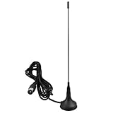 mumbi DVB - T Antenne 3dB passiv mit Magnetfuss - DVB-T Stabantenne digital DVBT Antenne mit Magnet