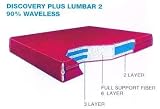 Discovery Plus Lumbar 2 90% Waveless King Waterbed Mattress Replacement for Hard Sided Waterbed Frames. The Discovery Plus Lumbar Series provides the added feature of increased lumbar support to two levels of waveless mattresses to give you a more restful sleep. With 100 mil reinforced corners, tethered fiber for extra protection, and a 25 mil molded top for a softer sleeping surface, the Discovery Plus Lumbar Series is unsurpassed for sleeping comfort.